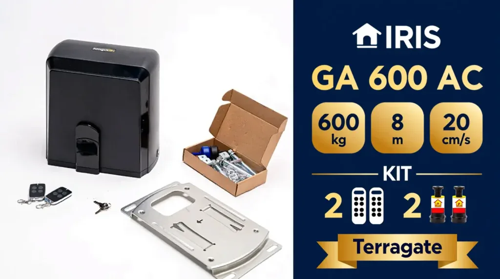 Комплект привода Terragate GA600AC: привод, 2 пульта, крепёж и магнитные концевики — акция 21 500 ₽, ИРИС Саратов