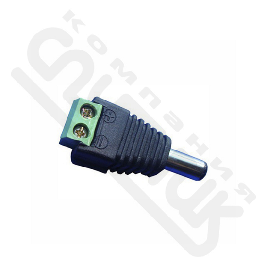Разъем питания штекер с клеммной колодкой 2.1х5.5mm SAT